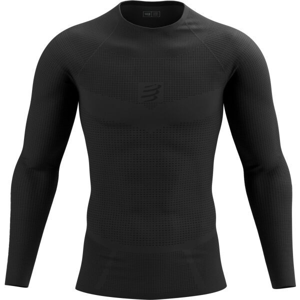 Compressport Compressport ON/OFF BASE LAYER LS TOP M Мъжка функционална тениска, черно, размер