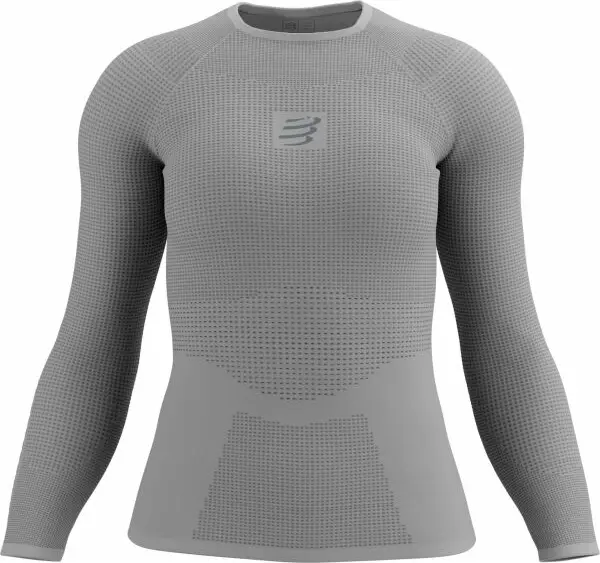 Compressport Compressport ON/OFF BASE LAYER LS TOP W Дамска термо блуза, сиво, размер