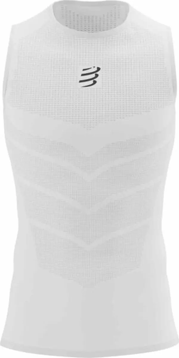 Compressport Compressport ON/OFF TANK TOP M Функционални термо панталони, бяло, размер
