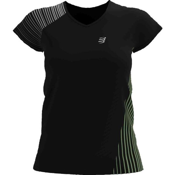 Compressport Compressport PERFORMANCE SS TSHIRT Дамска тениска за бягане, черно, размер