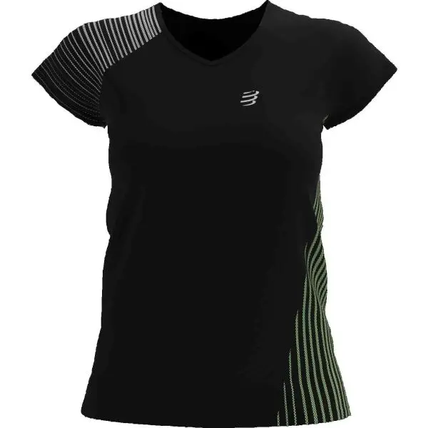 Compressport Compressport PERFORMANCE SS TSHIRT Дамска тениска за бягане, черно, размер