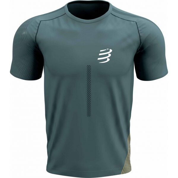 Compressport Compressport PERFORMANCE SS TSHIRT M Мъжка тениска за бягане, зелено, размер