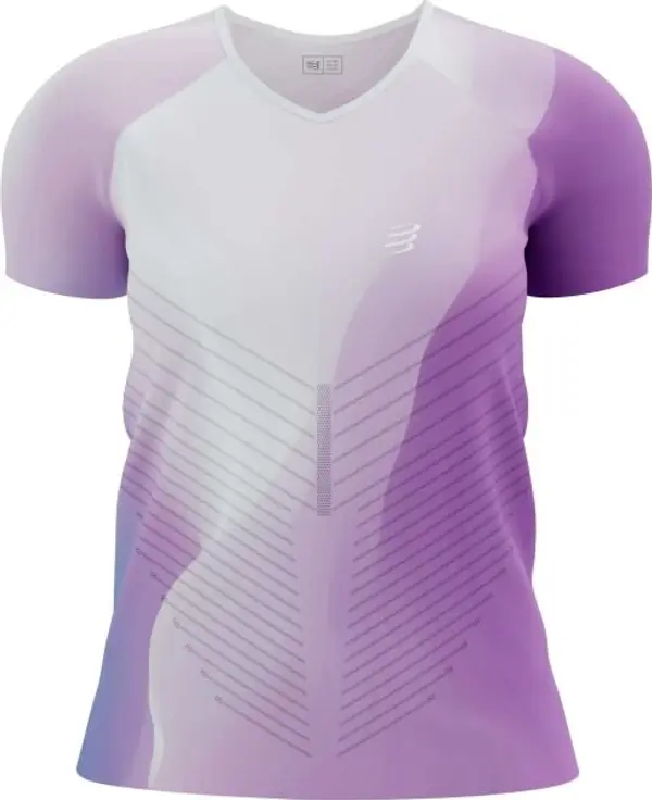 Compressport Compressport PERFORMANCE SS TSHIRT W Дамска тениска за бягане, лилаво, размер