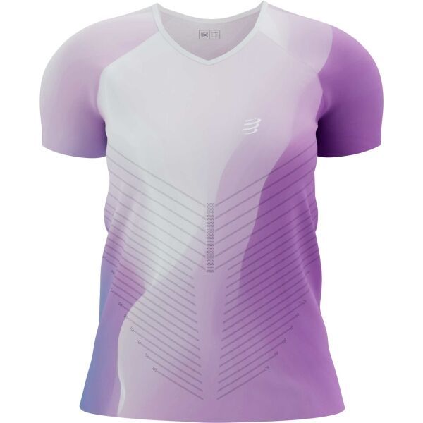 Compressport Compressport PERFORMANCE SS TSHIRT W Дамска тениска за бягане, лилаво, размер