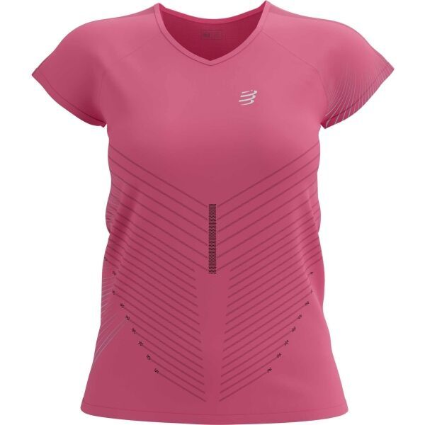 Compressport Compressport PERFORMANCE SS TSHIRT W Дамска тениска за бягане, розово, размер