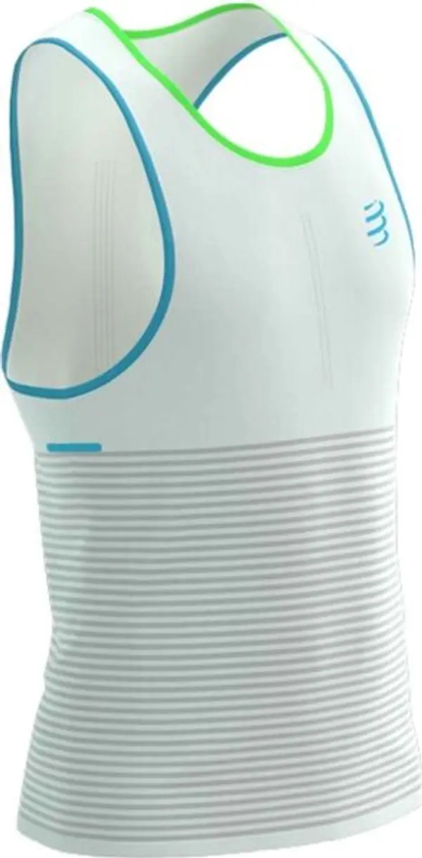 Compressport Compressport PRO RACING SINGLET M Мъжки потник за бягане, бяло, размер