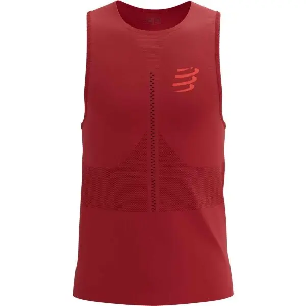Compressport Compressport PRO RACING SINGLET M Мъжки потник за бягане, червено, размер