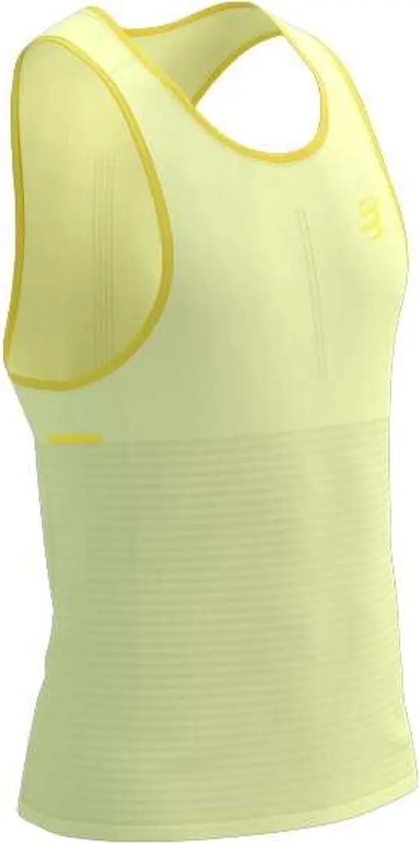 Compressport Compressport PRO RACING SINGLET M Мъжки потник за бягане, жълто, размер