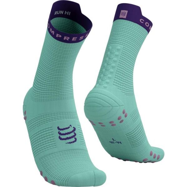 Compressport Compressport PRO RACING SOCKS V4.0 RUN Чорапи за бягане, тюркоазено, размер