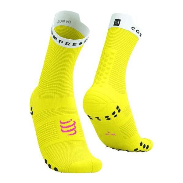Compressport Compressport PRO RACING SOCKS V4.0 RUN Чорапи за бягане, жълто, размер