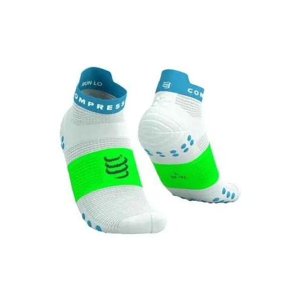 Compressport Compressport PRO RACING SOCKS V4.0 RUN LOW Чорапи за бягане, бяло, размер