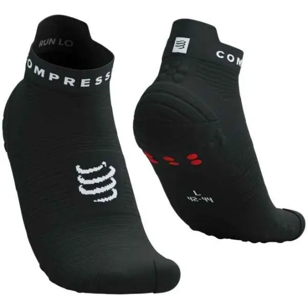 Compressport Compressport PRO RACING SOCKS V4.0 RUN LOW Чорапи за бягане, черно, размер
