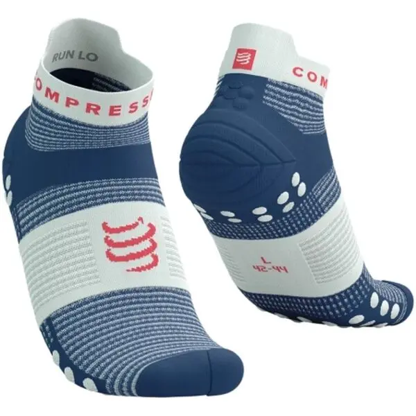 Compressport Compressport PRO RACING SOCKS V4.0 RUN LOW Чорапи за бягане, синьо, размер 44-46