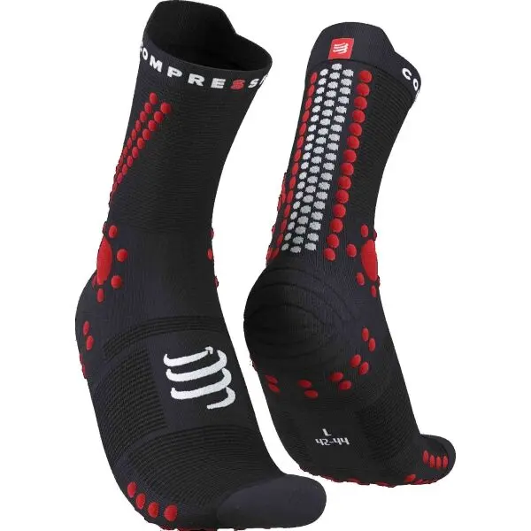 Compressport Compressport PRO RACING SOCKS v4.0 TRAIL Чорапи за бягане, черно, размер