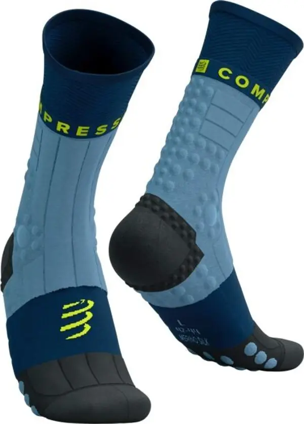 Compressport Compressport PRO RACING SOCKS WINTER TRAIL Зимни чорапи за бягане, светлосиньо, размер