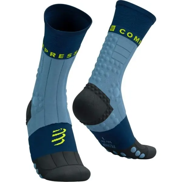 Compressport Compressport PRO RACING SOCKS WINTER TRAIL Зимни чорапи за бягане, светлосиньо, размер