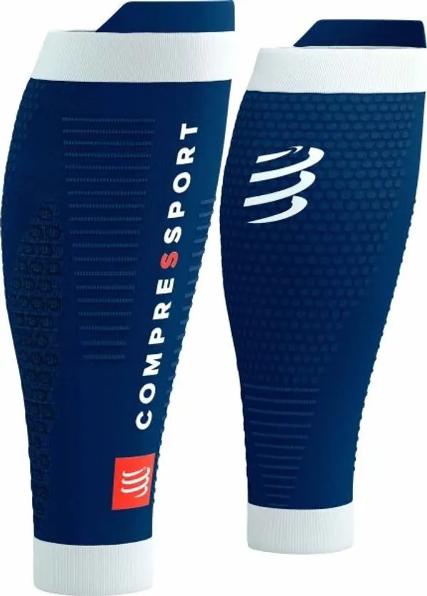 Compressport Compressport R2 3.0 Компресиращи наколенки за прасци, синьо, размер