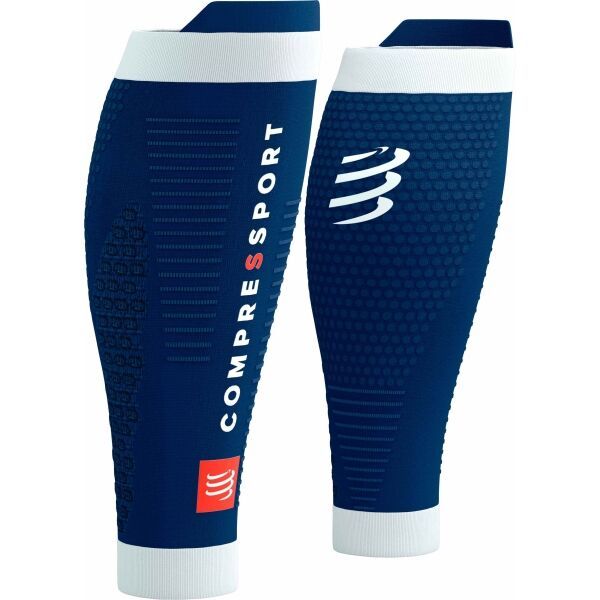Compressport Compressport R2 3.0 Компресиращи наколенки за прасци, синьо, размер