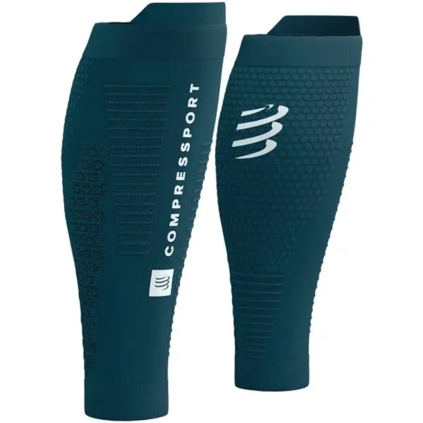 Compressport Compressport R2 3.0 Компресиращи наколенки за прасци, синьо, размер