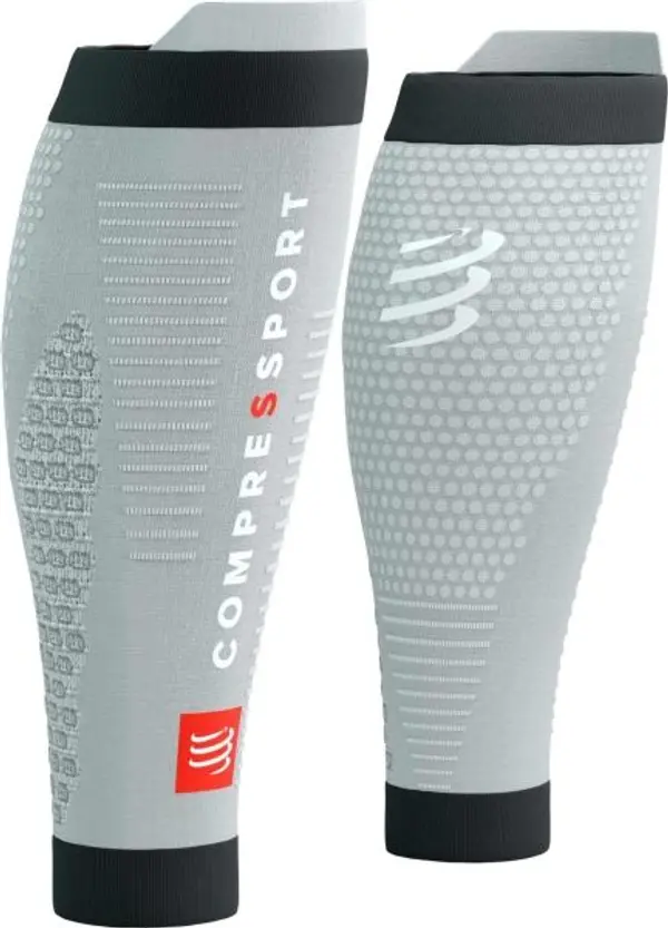 Compressport Compressport R2 3.0 Компресиращи наколенки за прасци, сиво, размер