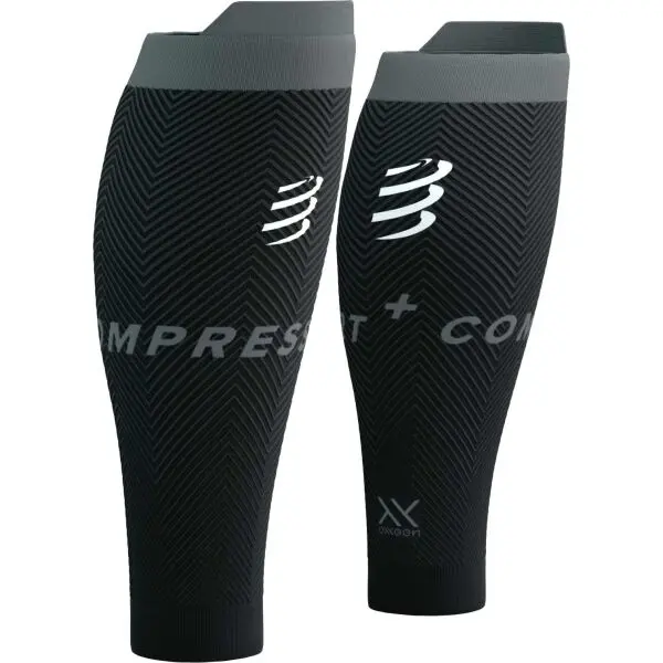 Compressport Compressport R2 OXYGEN Компресиращи наколенки за прасци, черно, размер