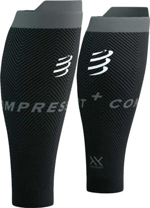 Compressport Compressport R2 OXYGEN Компресиращи наколенки за прасци, черно, размер