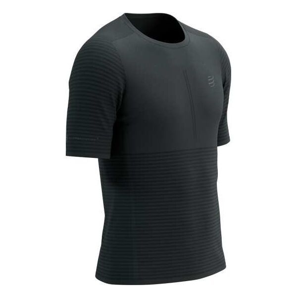 Compressport Compressport RACING SS TSHIRT M Мъжка тениска за бягане, черно, размер