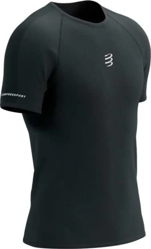 Compressport Compressport RACING SS TSHIRT M Мъжка тениска за бягане, черно, размер