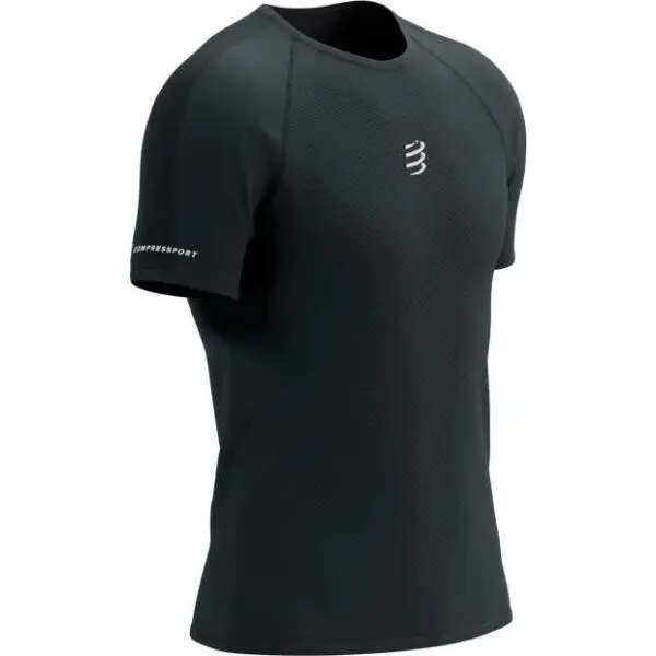Compressport Compressport RACING SS TSHIRT M Мъжка тениска за бягане, черно, размер