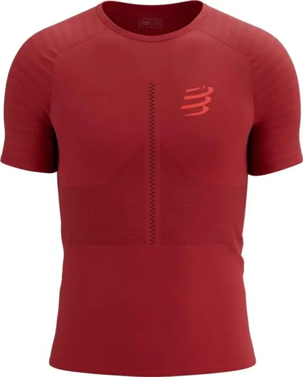 Compressport Compressport RACING SS TSHIRT M Мъжка тениска за бягане, червено, размер