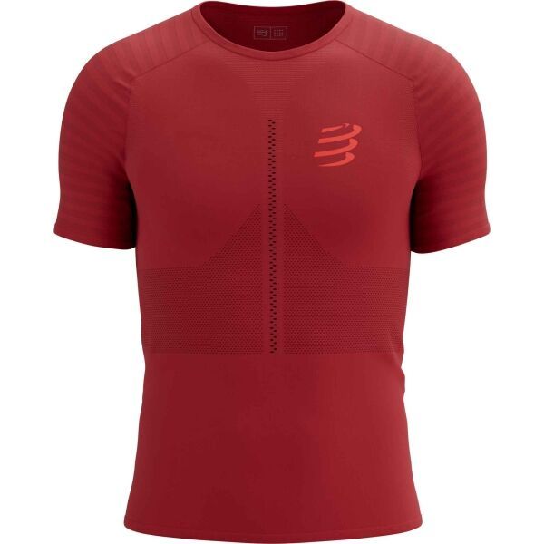 Compressport Compressport RACING SS TSHIRT M Мъжка тениска за бягане, червено, размер