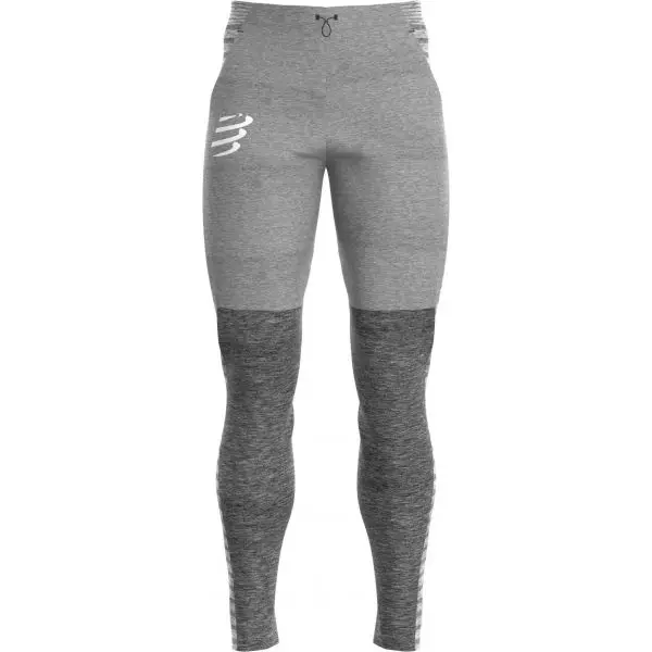 Compressport Compressport SEAMLESS PANTS Мъжки спортен  анцуг, сиво, размер