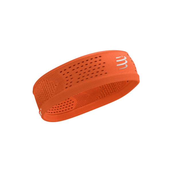 Compressport Compressport THIN HEADBAND ON/OFF Спортна лента за глава, оранжево, размер