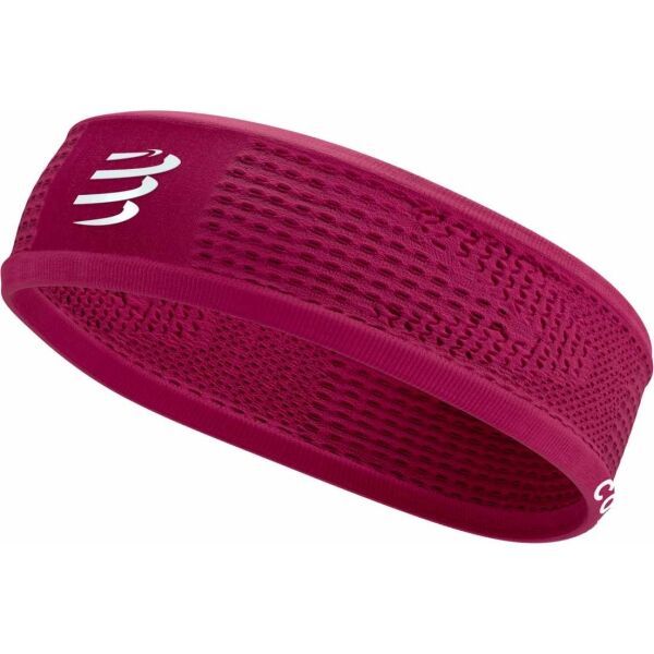 Compressport Compressport THIN HEADBAND ON/OFF Спортна лента за глава, винен, размер