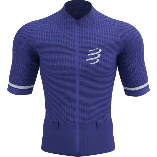 Compressport Compressport TRAIL POSTURAL SS TOP Мъжка фланелка за бягане, синьо, размер