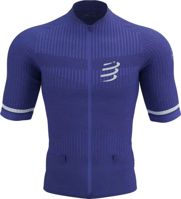 Compressport Compressport TRAIL POSTURAL SS TOP Мъжка фланелка за бягане, синьо, размер