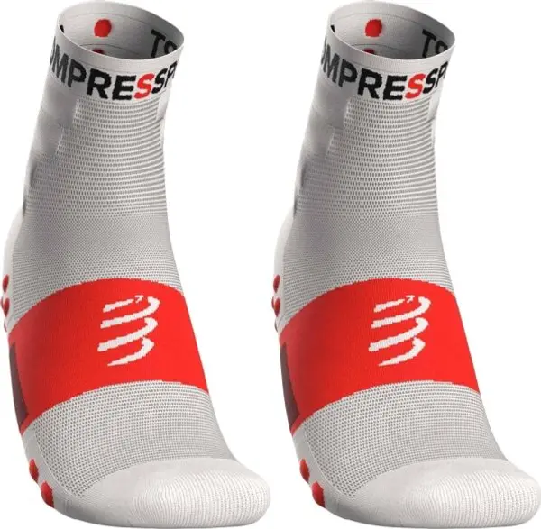 Compressport Compressport TRAINING SOCKS 2-PACK Спортни (велосипедни)чорапи, бяло, размер