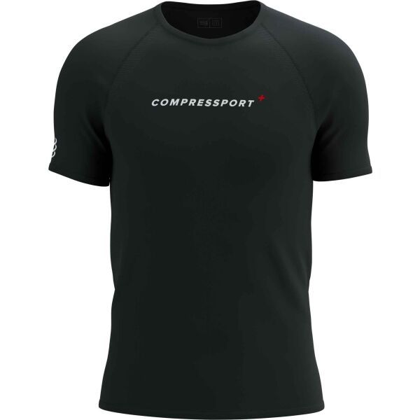 Compressport Compressport TRAINING SS LOGO TSHIRT M Мъжка тениска за трениране, черно, размер