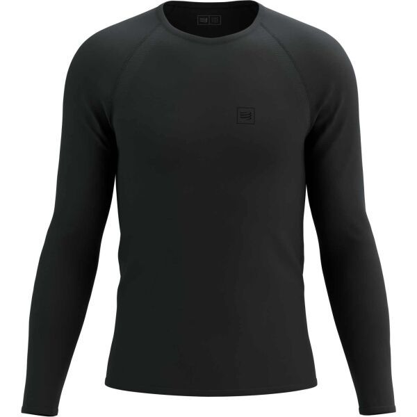 Compressport Compressport TRAINING TSHIRT LS Мъжка блуза за бягане, черно, размер