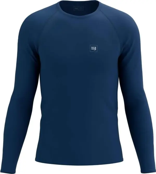 Compressport Compressport TRAINING TSHIRT LS Мъжка блуза за бягане, синьо, размер