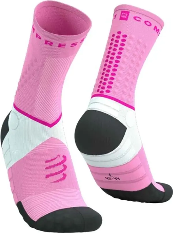 Compressport Compressport ULTRA TRAIL SOCKS V2.0 Чорапи за бягане, розово, размер