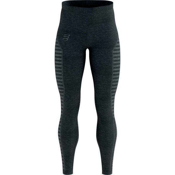 Compressport Compressport WINTER RUN LEGGING M Мъжки затоплен клин  за бягане, черно, размер