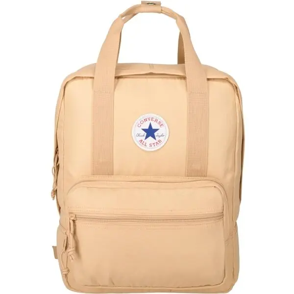 Converse Converse CAU CONVERSE SQUARE BACKPACK Градска раница, бежово, размер