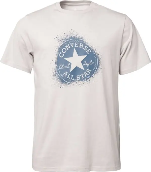 Converse Converse CHUCK DISTORT SPRAY PAINT TEE Мъжка тениска, сиво, размер