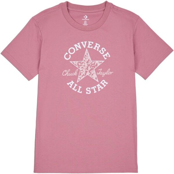 Converse Converse CHUCK PATCH INFILL TEE Дамска тениска, розово, размер