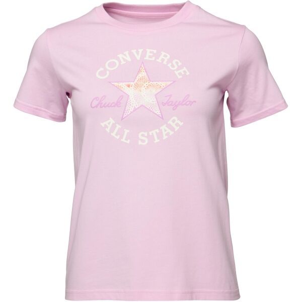Converse Converse CHUCK PATCH INFILL TEE Дамска тениска, розово, размер