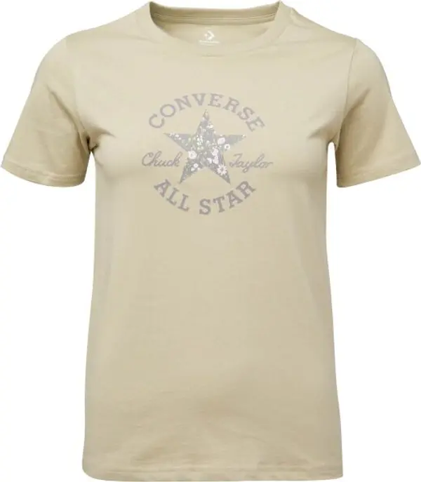 Converse Converse CHUCK PATCH INFILL TEE Дамска тениска, сиво, размер