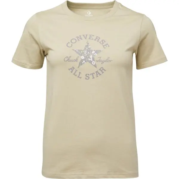 Converse Converse CHUCK PATCH INFILL TEE Дамска тениска, сиво, размер