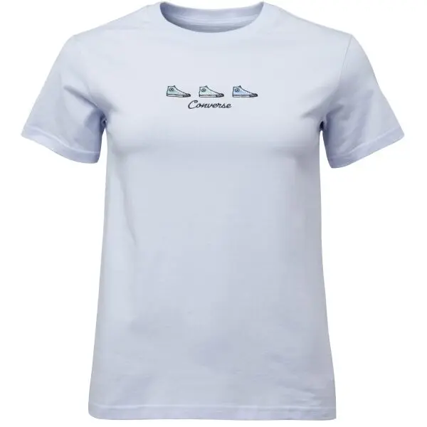 Converse Converse CHUCK TAYLOR GRAPHIC Дамска тениска, лилаво, размер