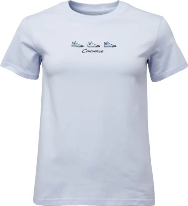 Converse Converse CHUCK TAYLOR GRAPHIC Дамска тениска, лилаво, размер